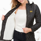 Elin | Hooded Fleece-Lined Quilted Jacket