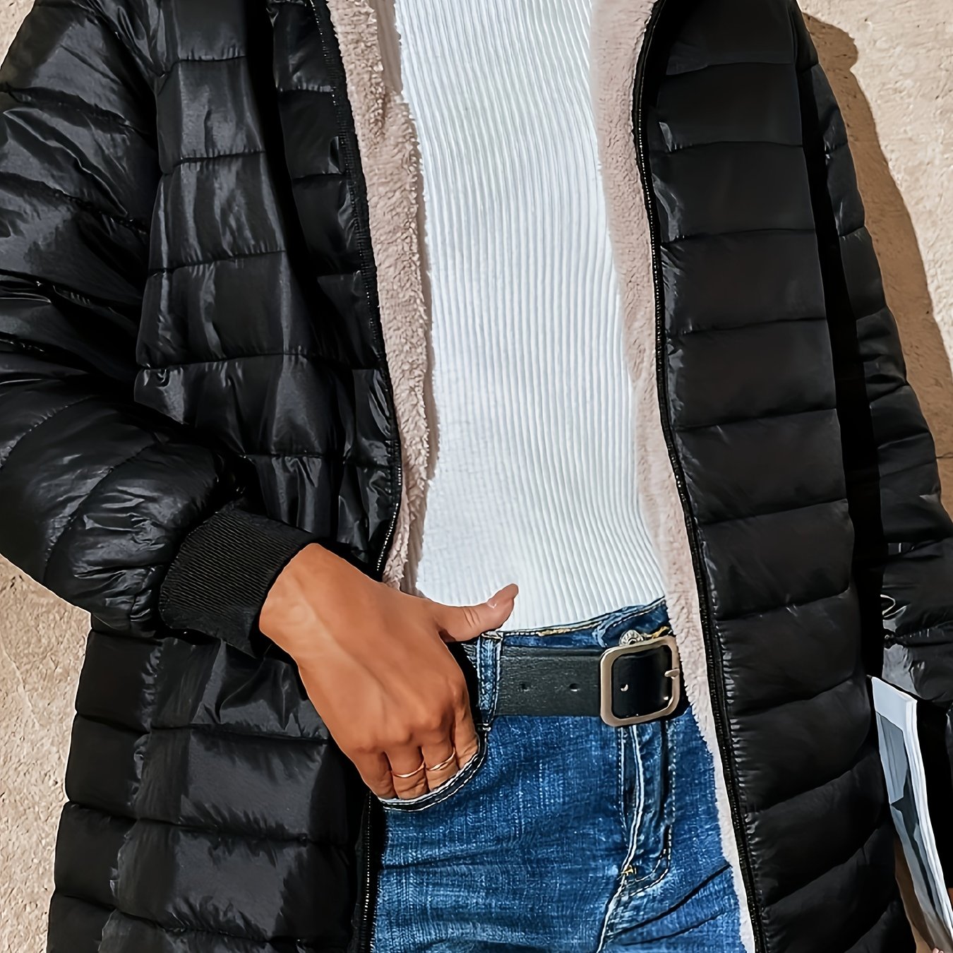 Eline | Zip-Up Fleece-Lined Jacket