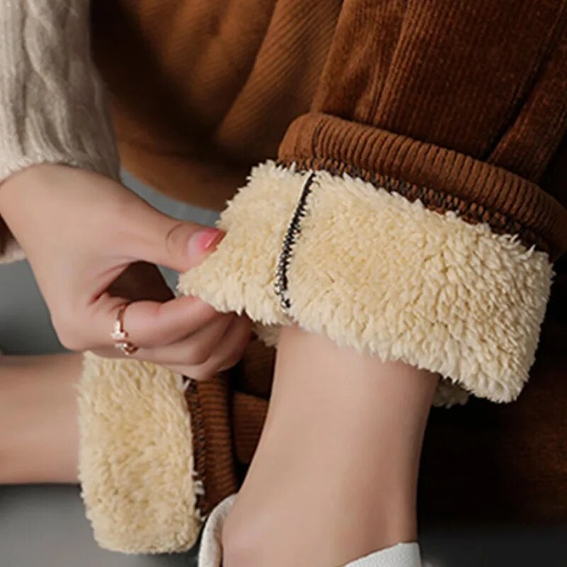 Elise | Women's Cozy Corduroy Trousers