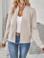 Elise | Stylish Women's Zip-Up Bomber Jacket