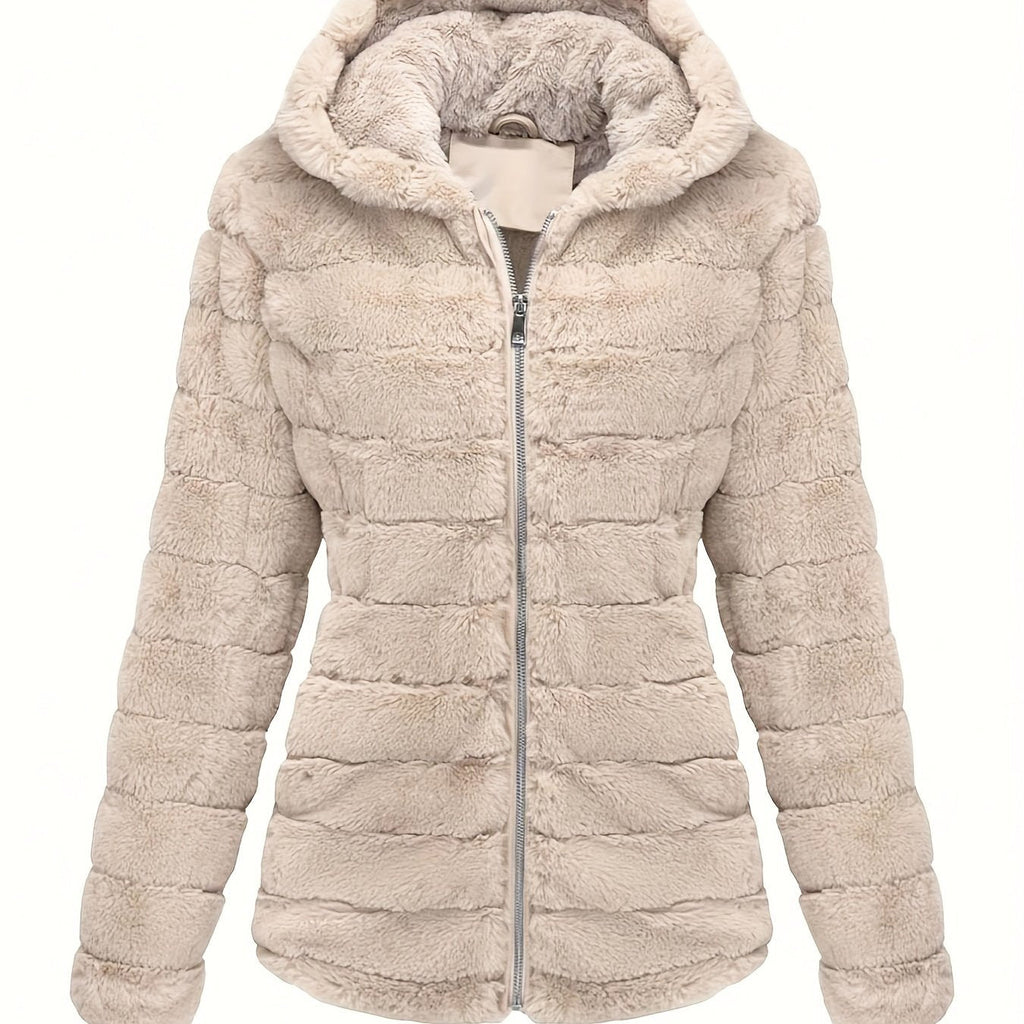 Elise | Chic Solid Color Teddy Coat