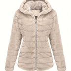 Elise | Chic Solid Color Teddy Coat