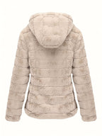 Elise | Chic Solid Color Teddy Coat