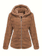 Elise | Chic Solid Color Teddy Coat