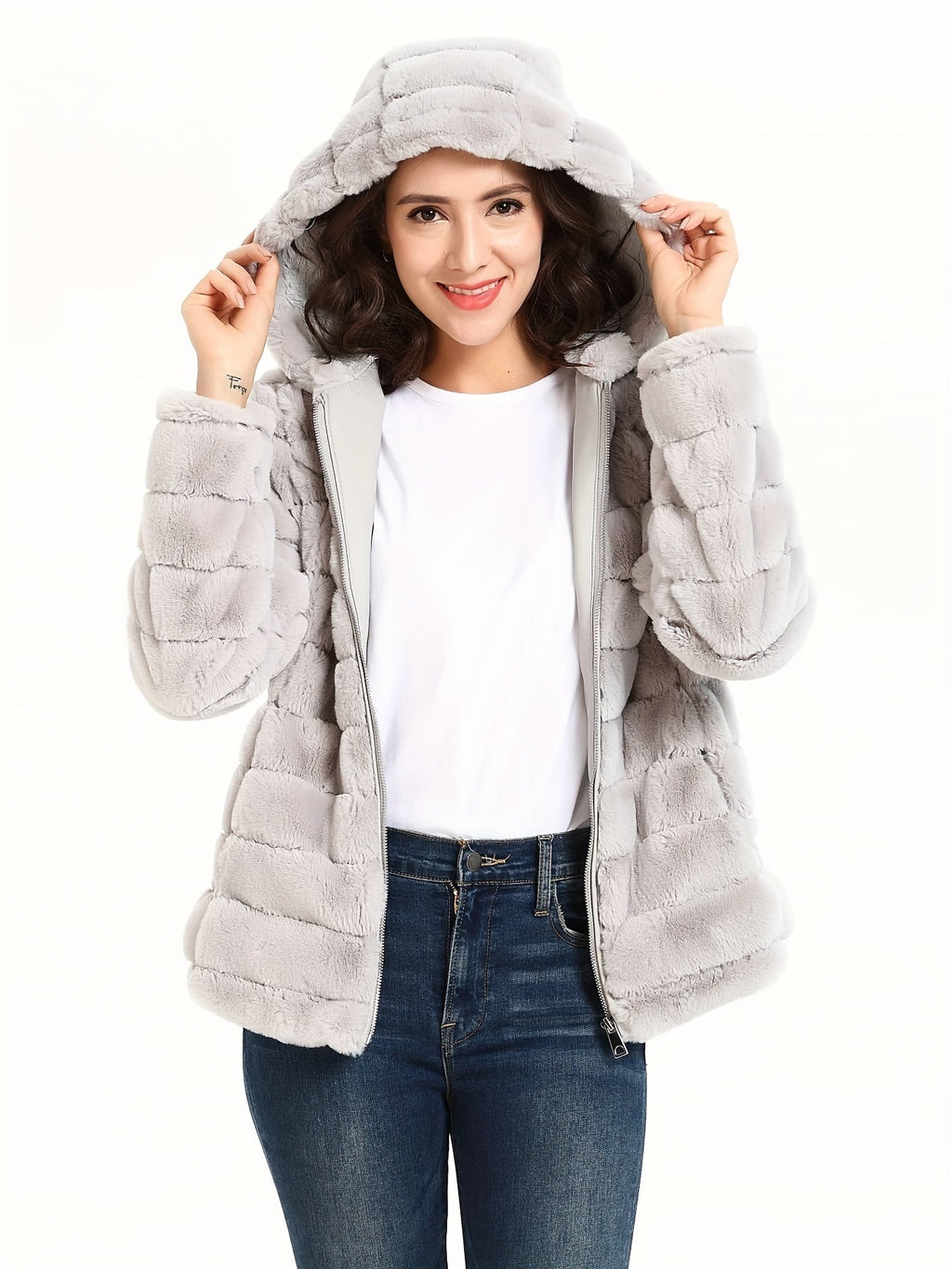 Elise | Chic Solid Color Teddy Coat