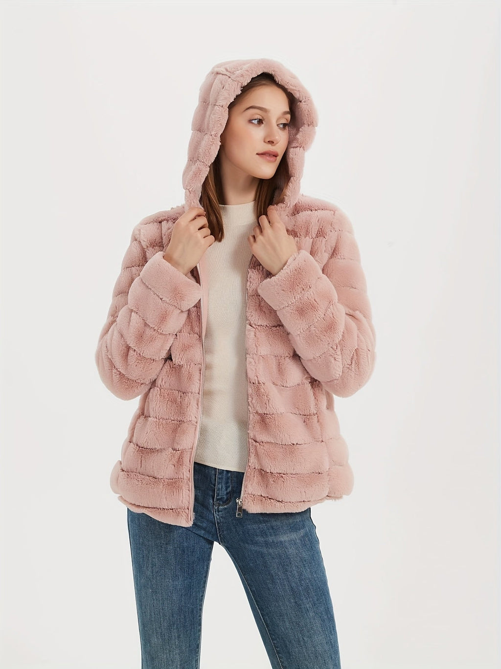 Elise | Chic Solid Color Teddy Coat