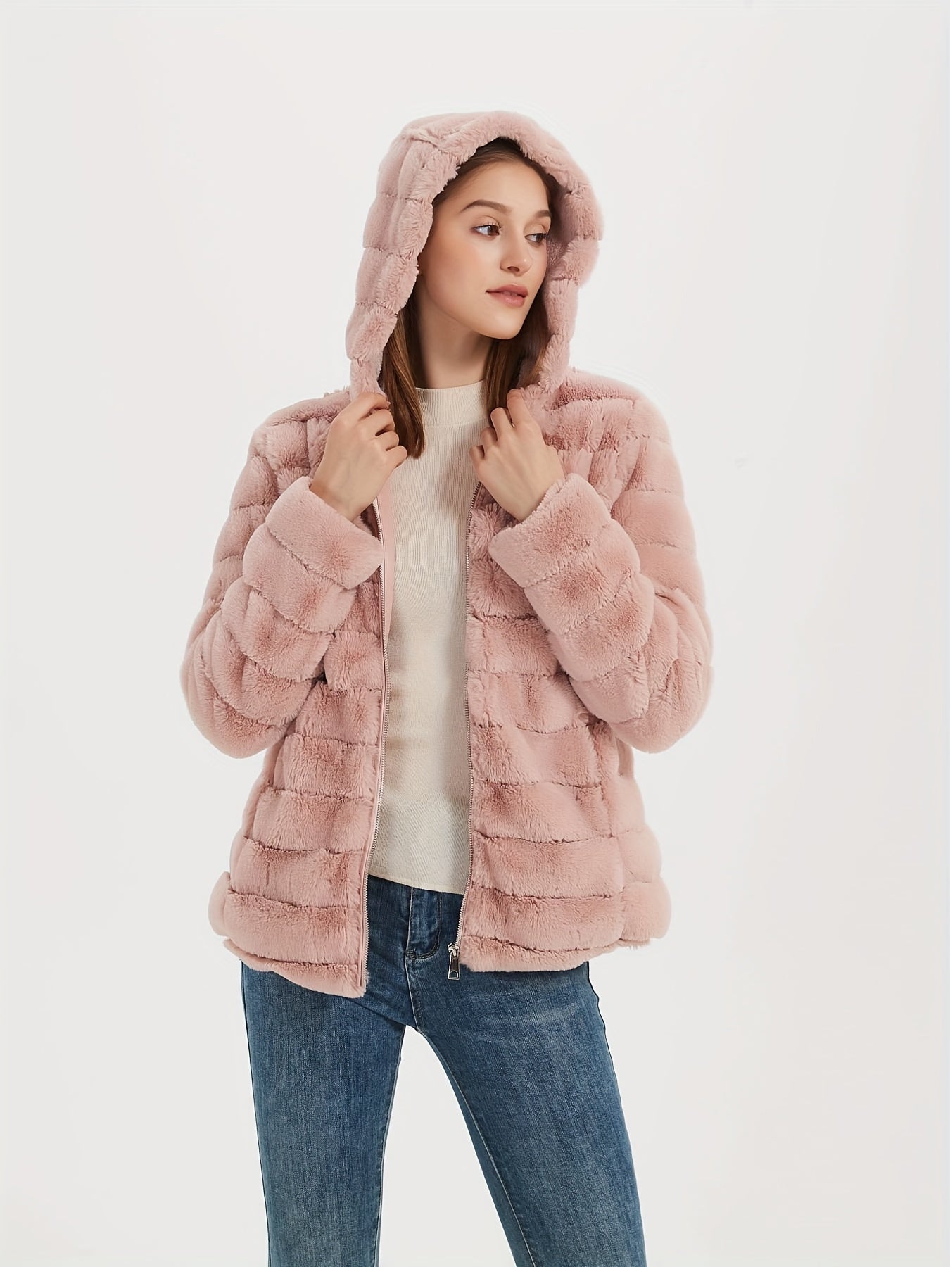 Elise | Chic Solid Color Teddy Coat
