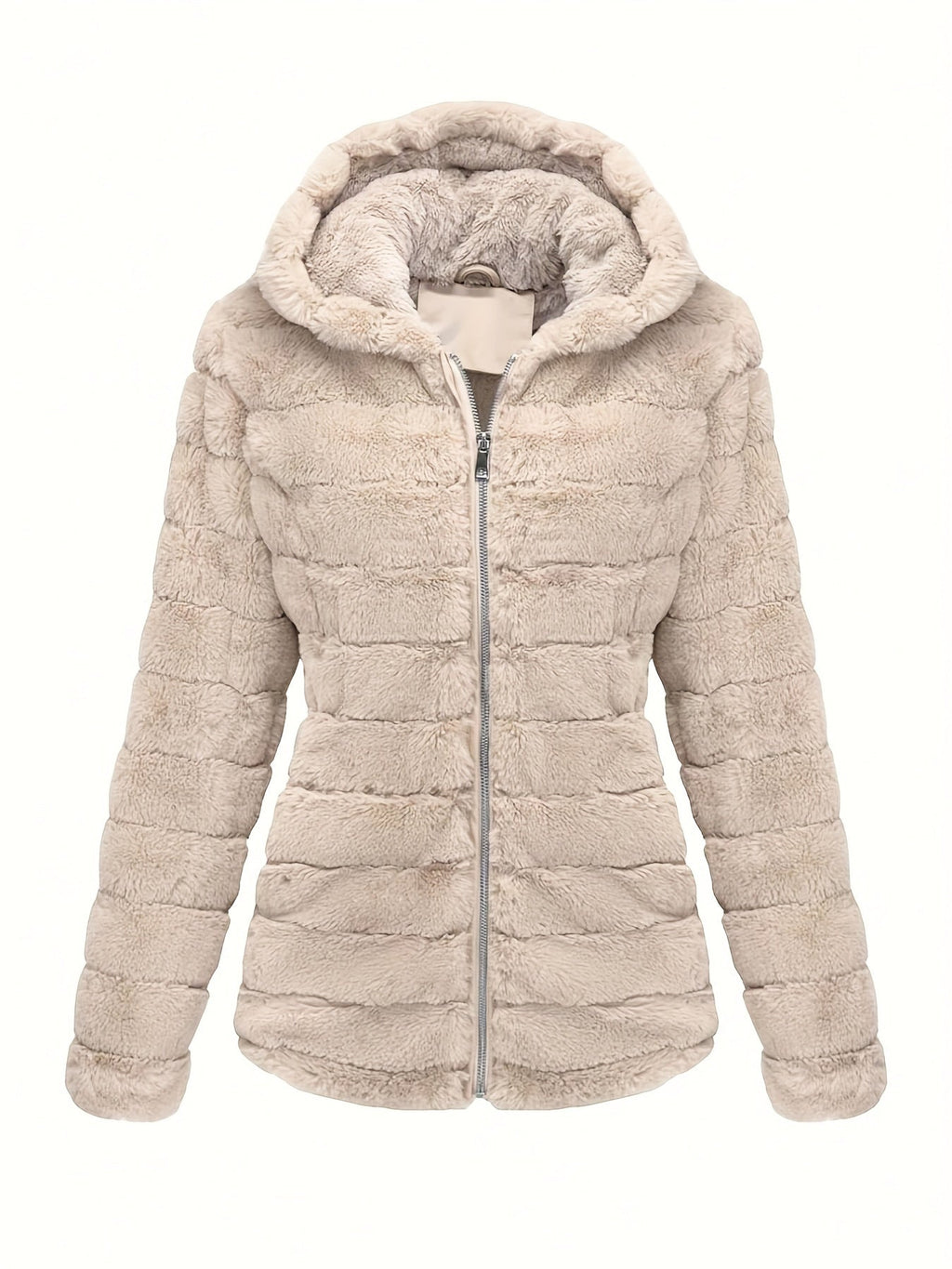 Elise | Chic Solid Color Teddy Coat