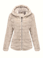 Elise | Chic Solid Color Teddy Coat