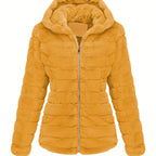 Elise | Chic Solid Color Teddy Coat