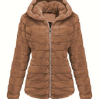 Elise | Chic Solid Color Teddy Coat