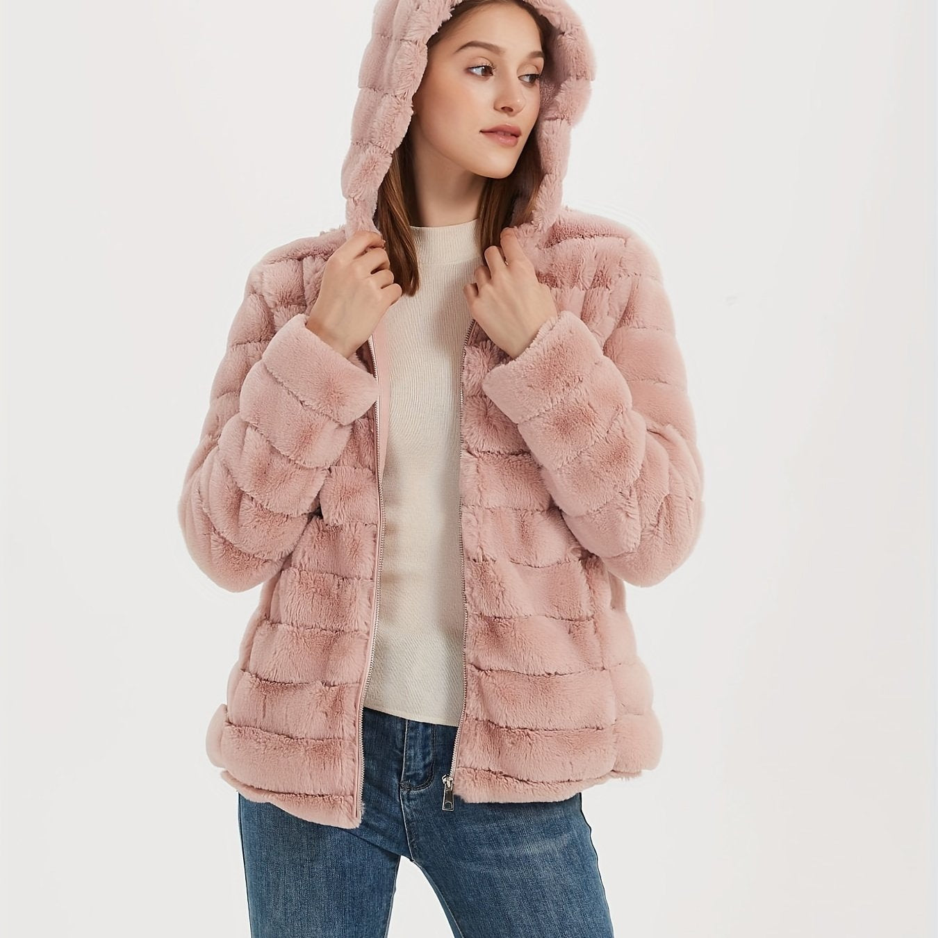 Elise | Chic Solid Color Teddy Coat