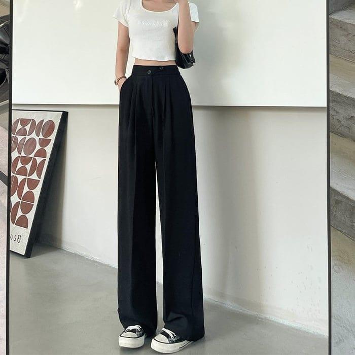 Elke | Chic Wide-Leg Trousers