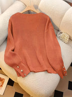 Emma | Stylish V-Neck Knit Sweater with Long Sleeves