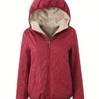 Emma | Hooded Padded Jacket with Zipper