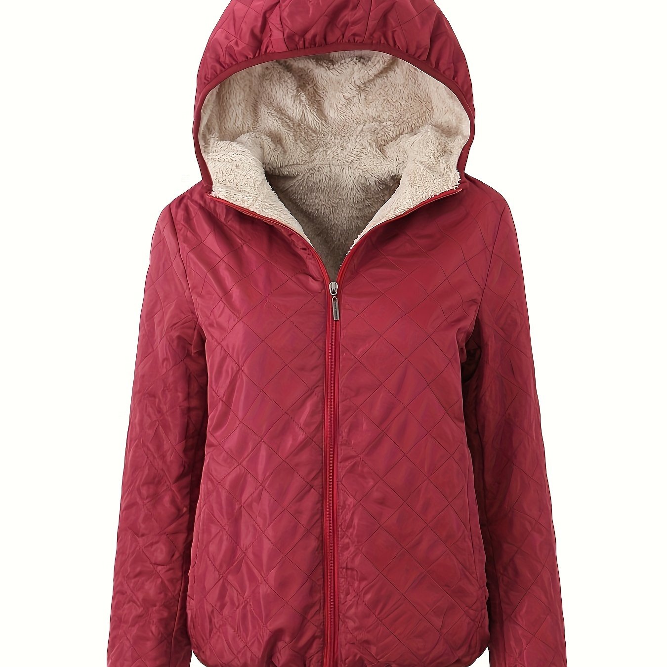 Emma | Hooded Padded Jacket with Zipper
