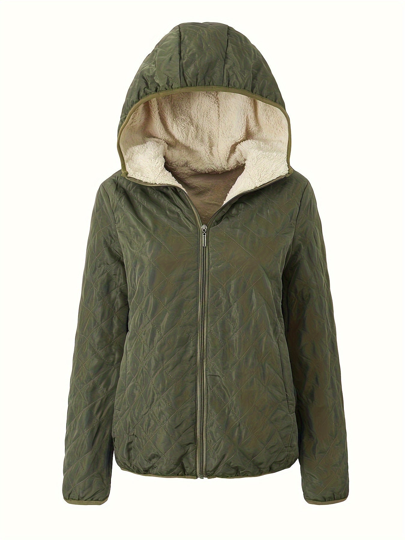 Emma | Hooded Padded Jacket with Zipper