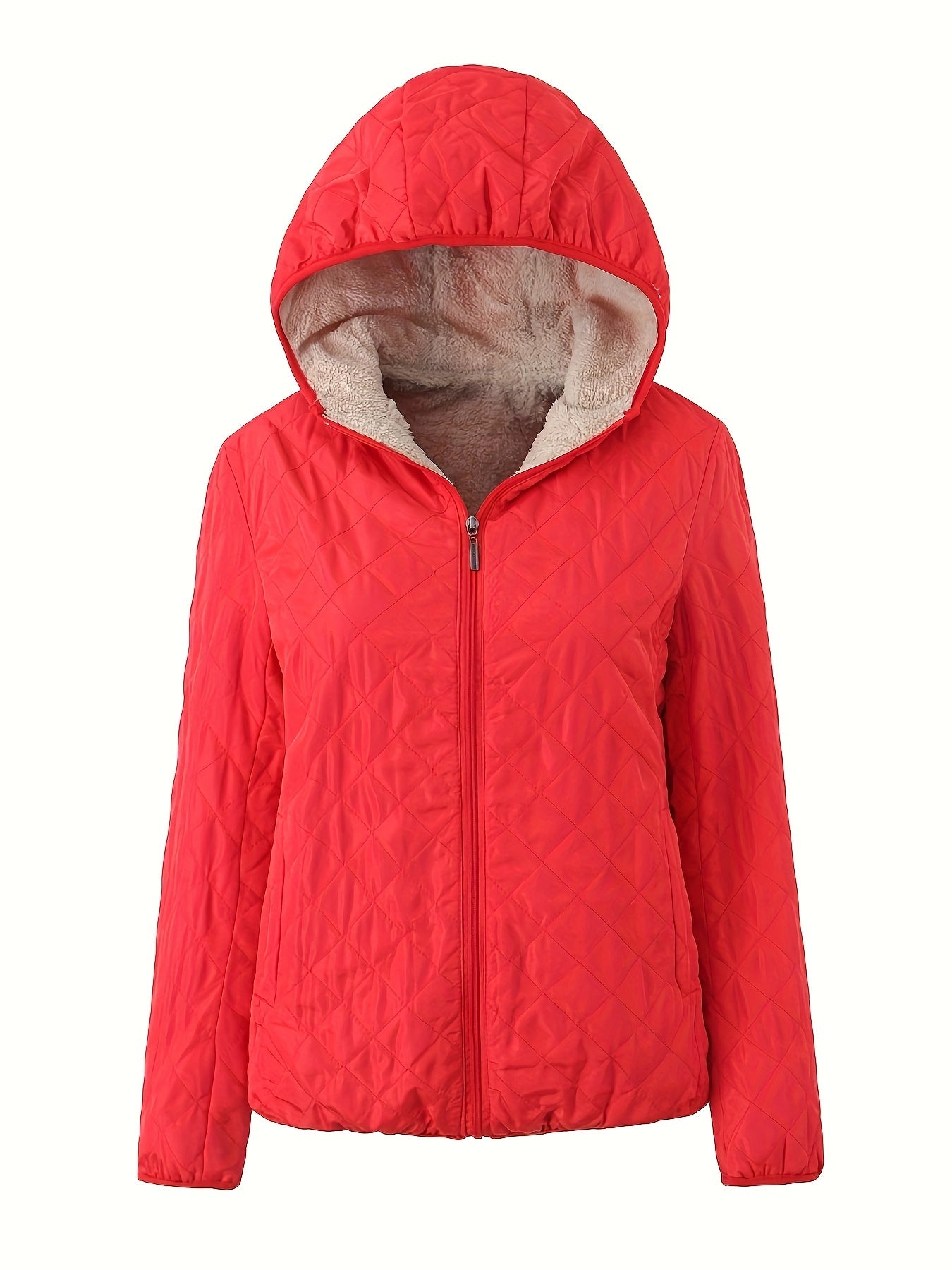 Emma | Hooded Padded Jacket with Zipper