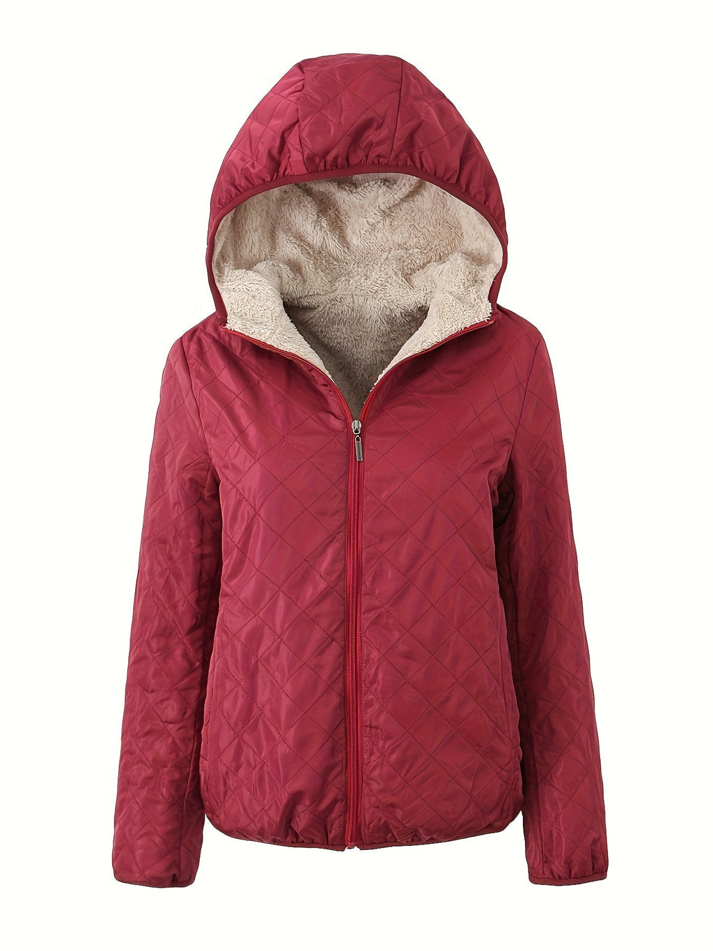 Emma | Hooded Padded Jacket with Zipper