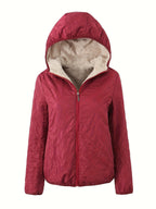Emma | Hooded Padded Jacket with Zipper