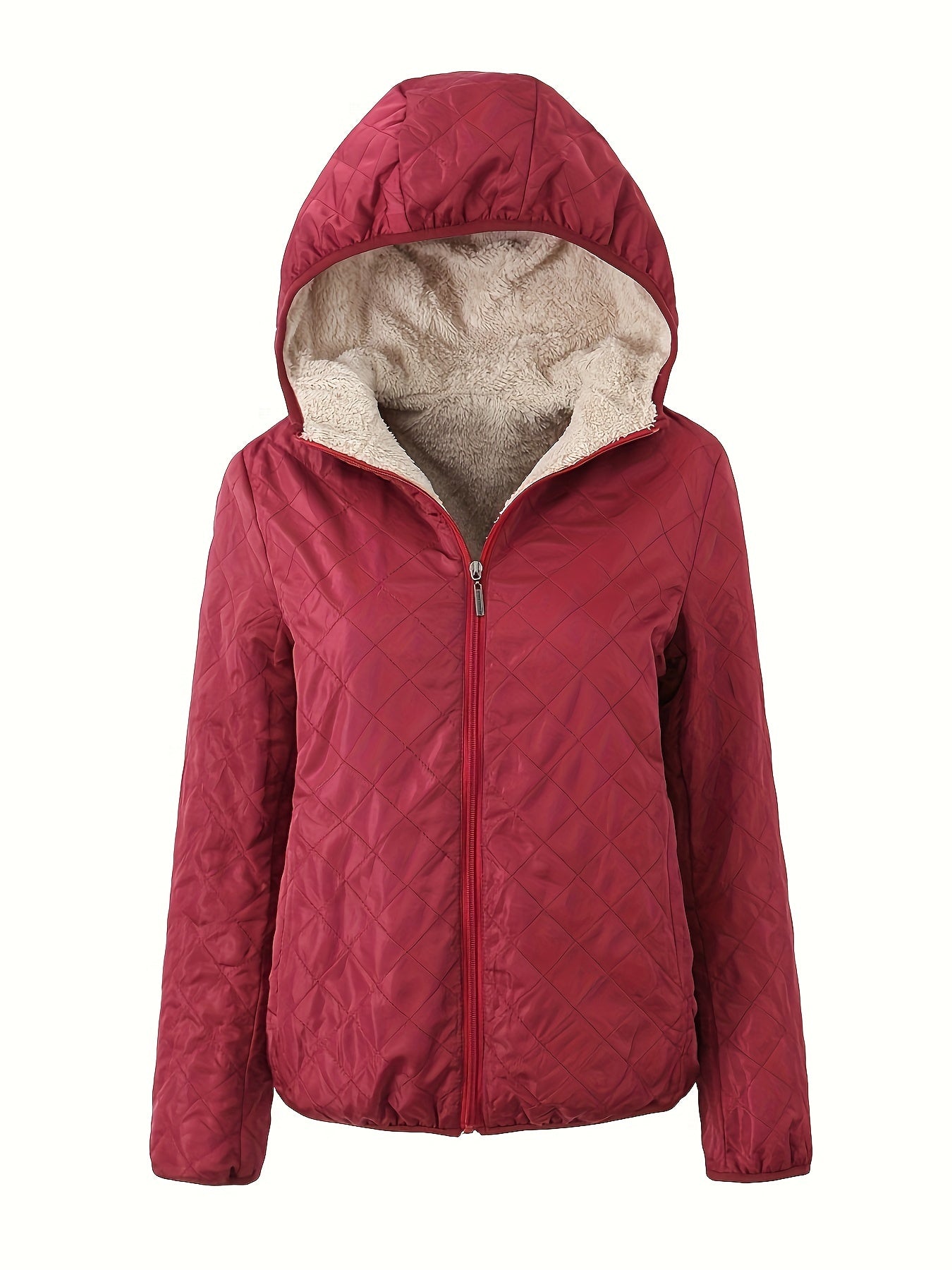 Emma | Hooded Padded Jacket with Zipper