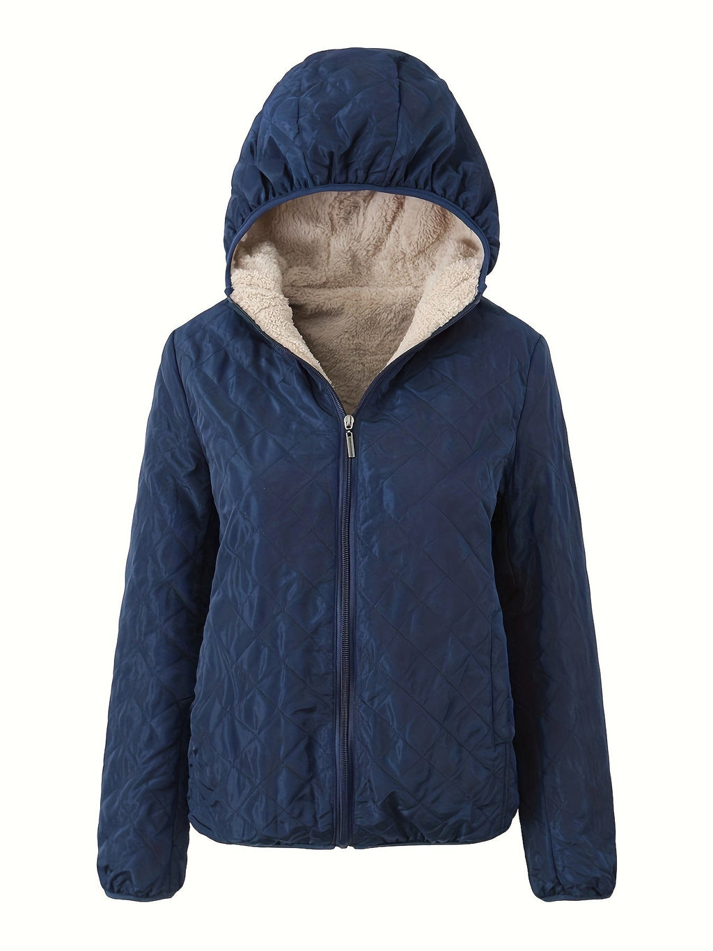 Emma | Hooded Padded Jacket with Zipper
