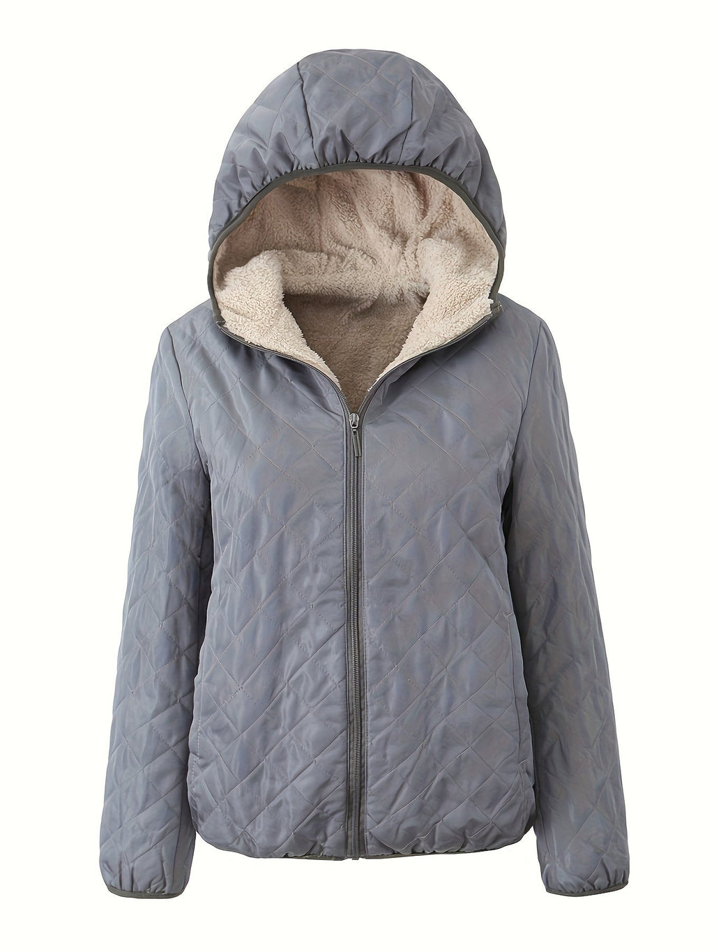 Emma | Hooded Padded Jacket with Zipper
