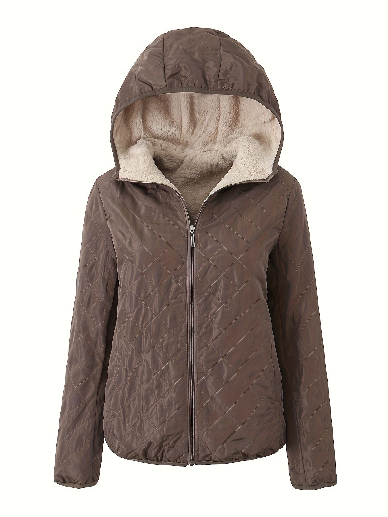 Emma | Hooded Padded Jacket with Zipper