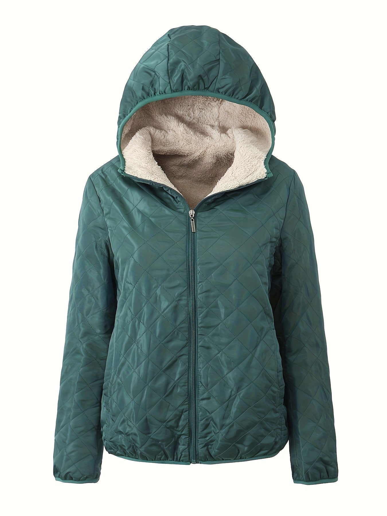 Emma | Hooded Padded Jacket with Zipper