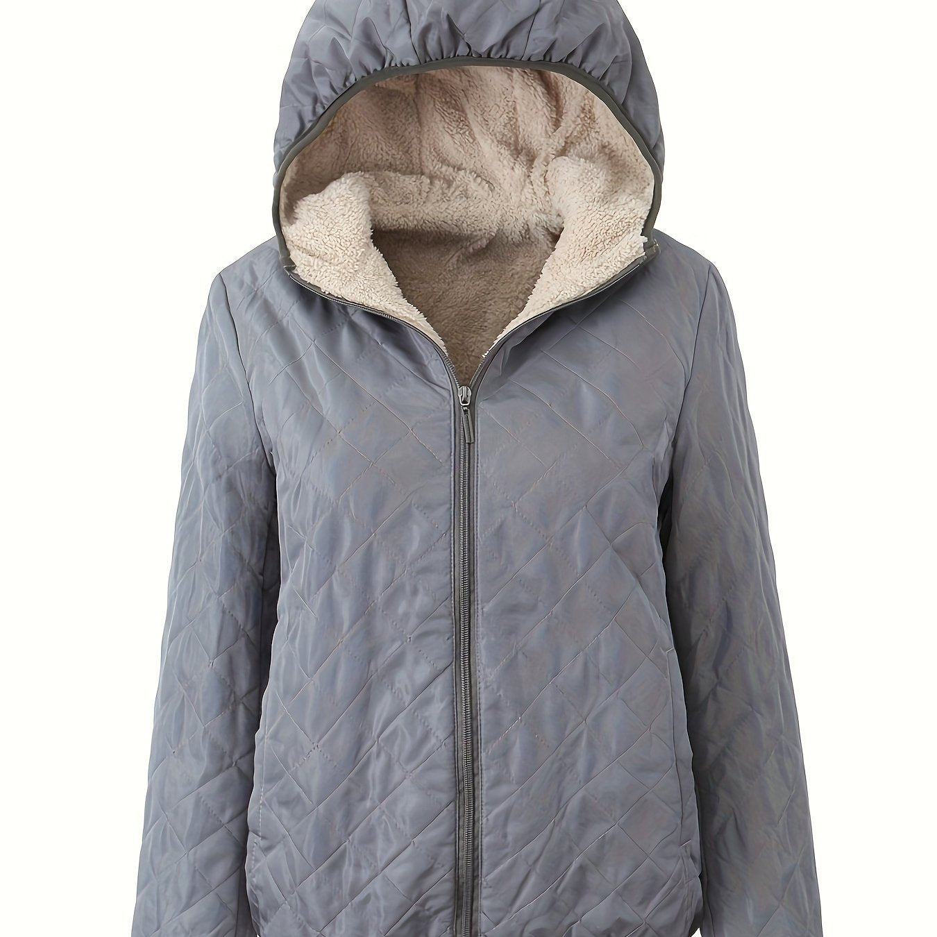 Emma | Hooded Padded Jacket with Zipper