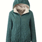 Emma | Hooded Padded Jacket with Zipper