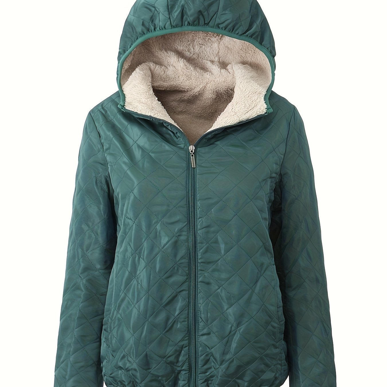 Emma | Hooded Padded Jacket with Zipper