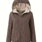 Emma | Hooded Padded Jacket with Zipper