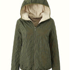 Emma | Hooded Padded Jacket with Zipper