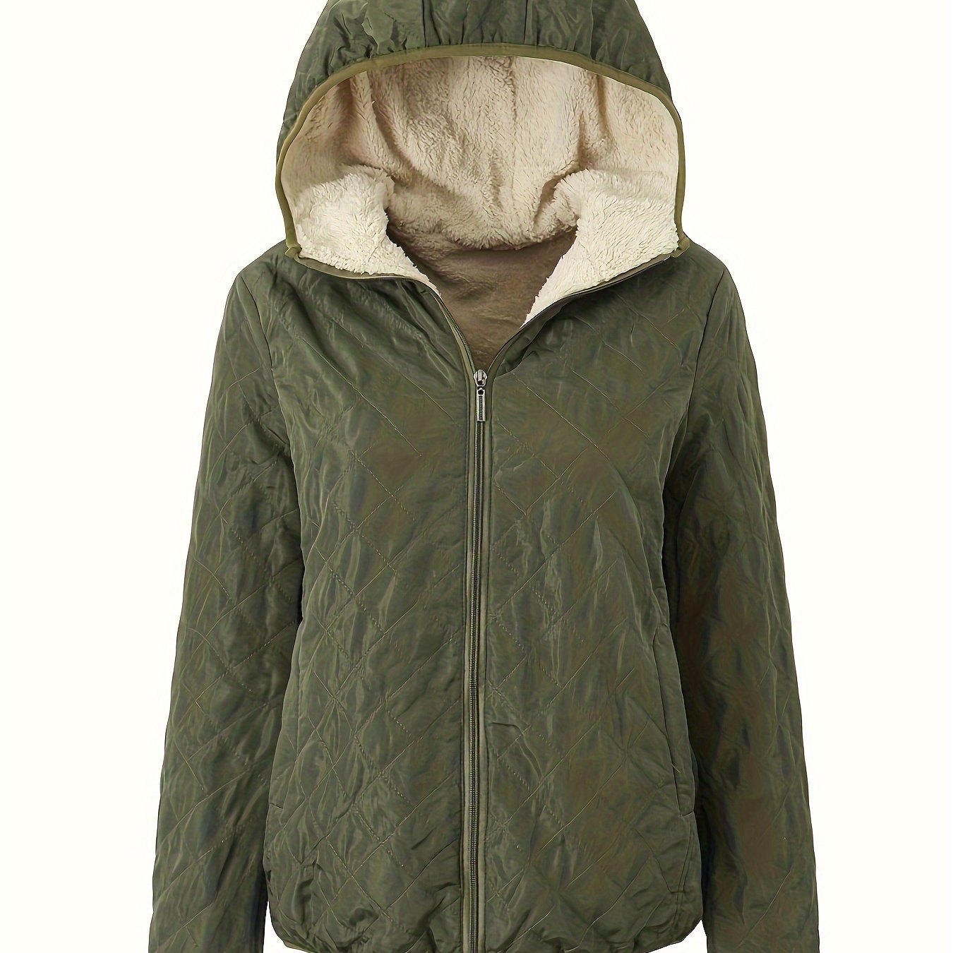 Emma | Hooded Padded Jacket with Zipper