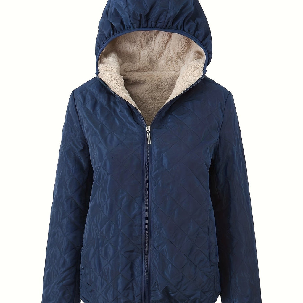 Emma | Hooded Padded Jacket with Zipper