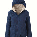 Emma | Hooded Padded Jacket with Zipper