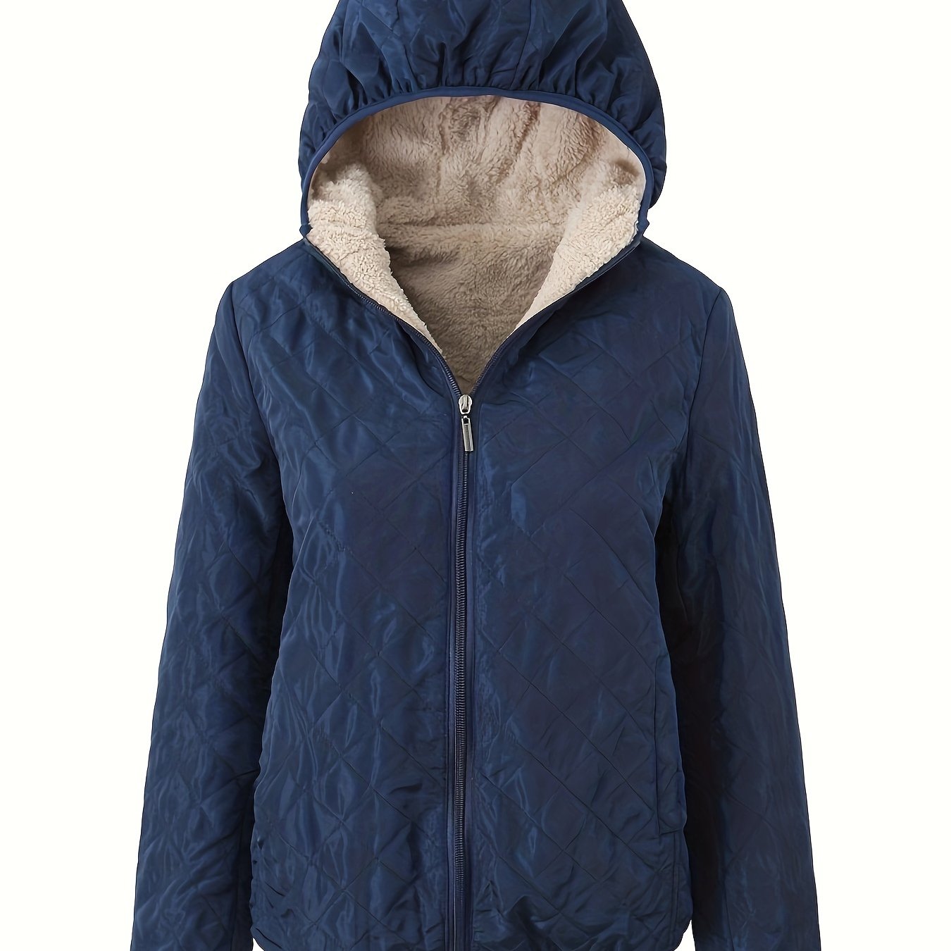Emma | Hooded Padded Jacket with Zipper