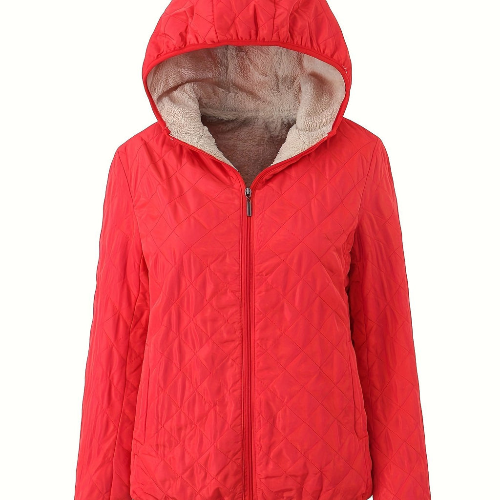 Emma | Hooded Padded Jacket with Zipper