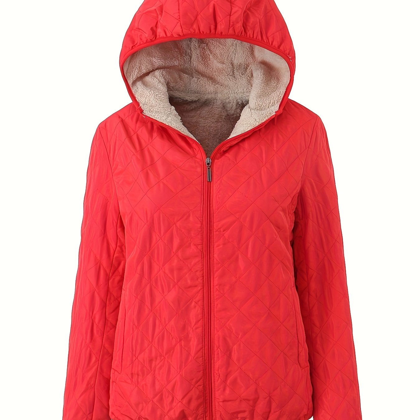 Emma | Hooded Padded Jacket with Zipper