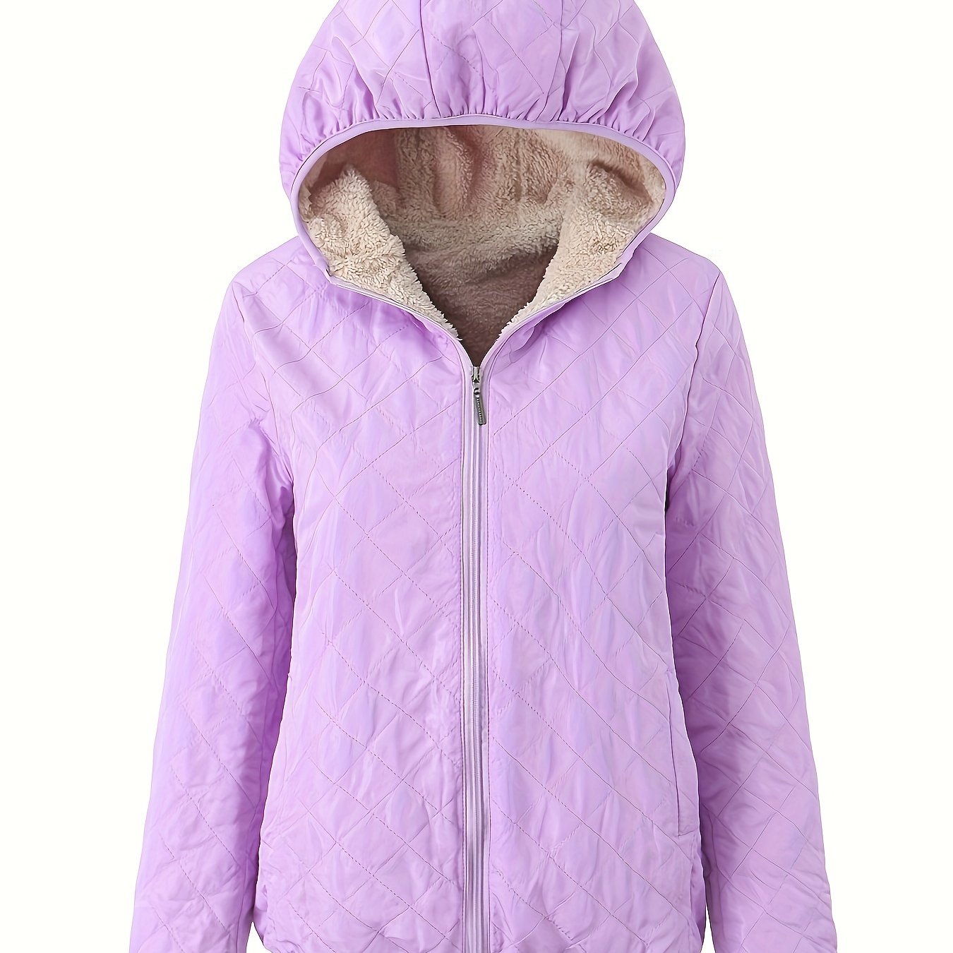 Emma | Hooded Padded Jacket with Zipper