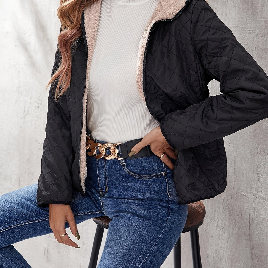 Emma | Hooded Padded Jacket with Zipper