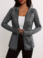 Emma | Hooded Sports Jacket with Striped Accents