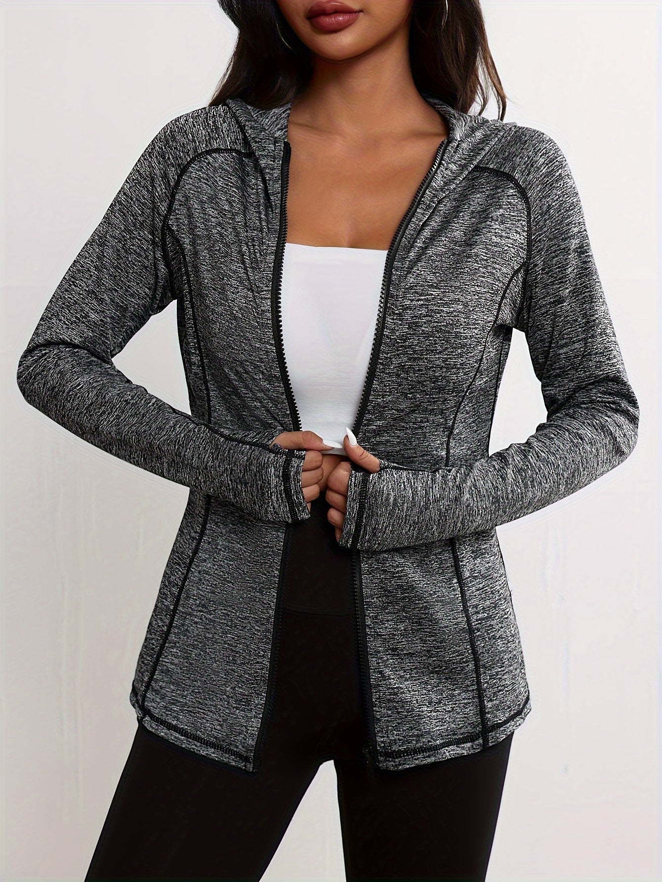 Emma | Hooded Sports Jacket with Striped Accents
