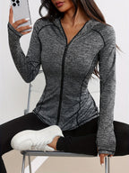 Emma | Hooded Sports Jacket with Striped Accents