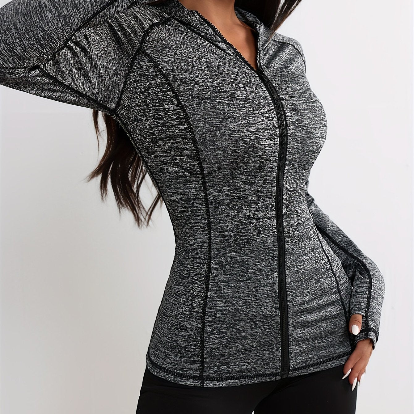 Emma | Hooded Sports Jacket with Striped Accents