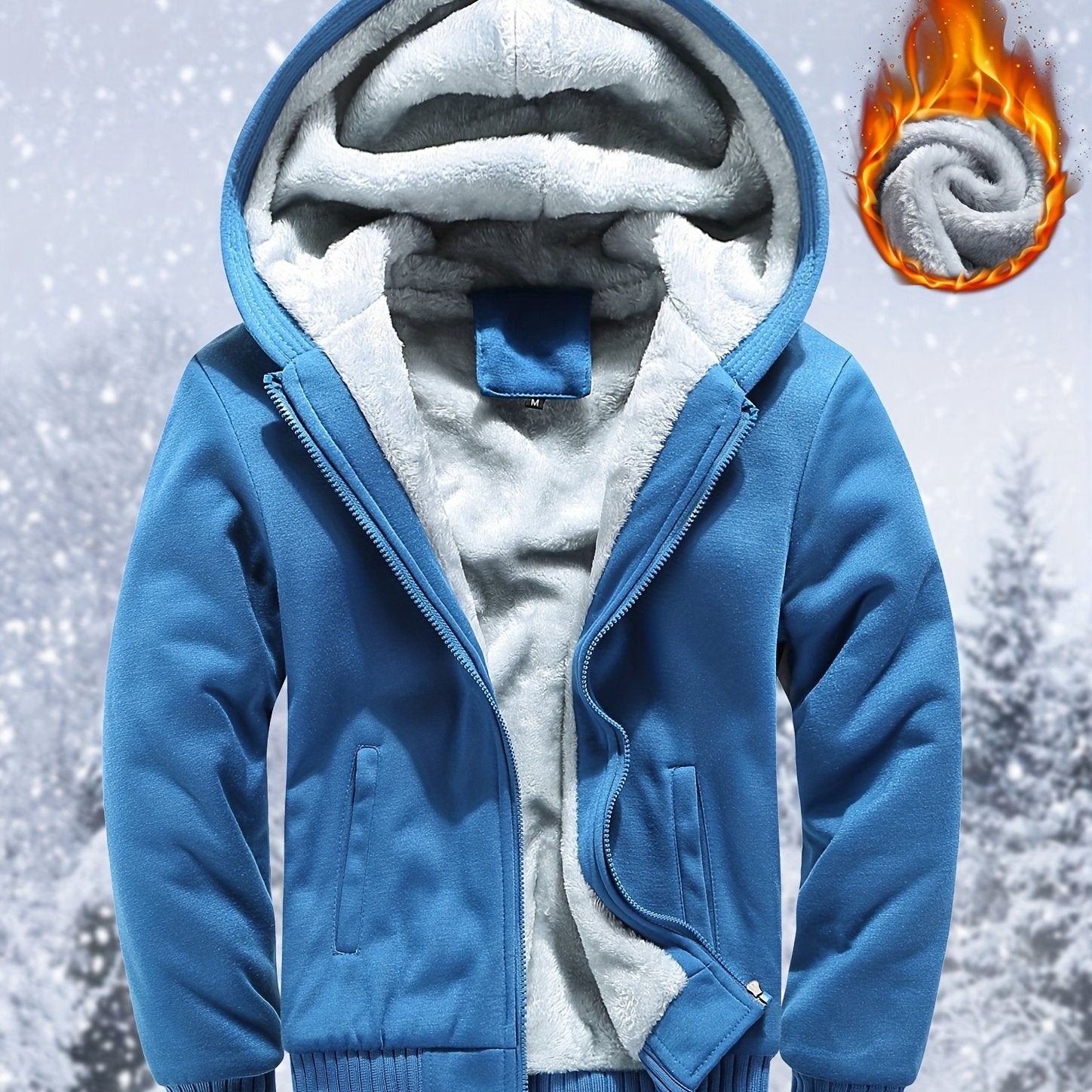 Emma | Cozy Solid Color Fleece Hoodie