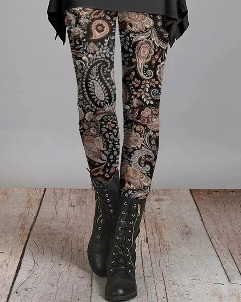 Erna | Women's Ethnic-Style Retro Leggings