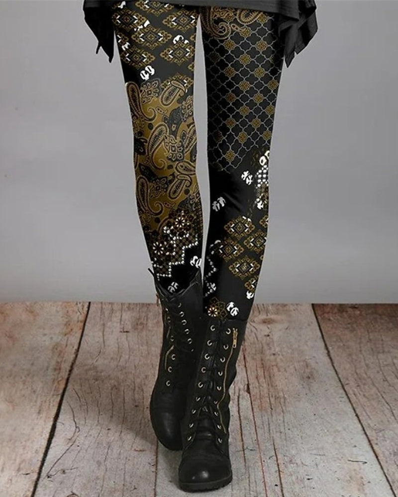 Erna | Women's Ethnic-Style Retro Leggings