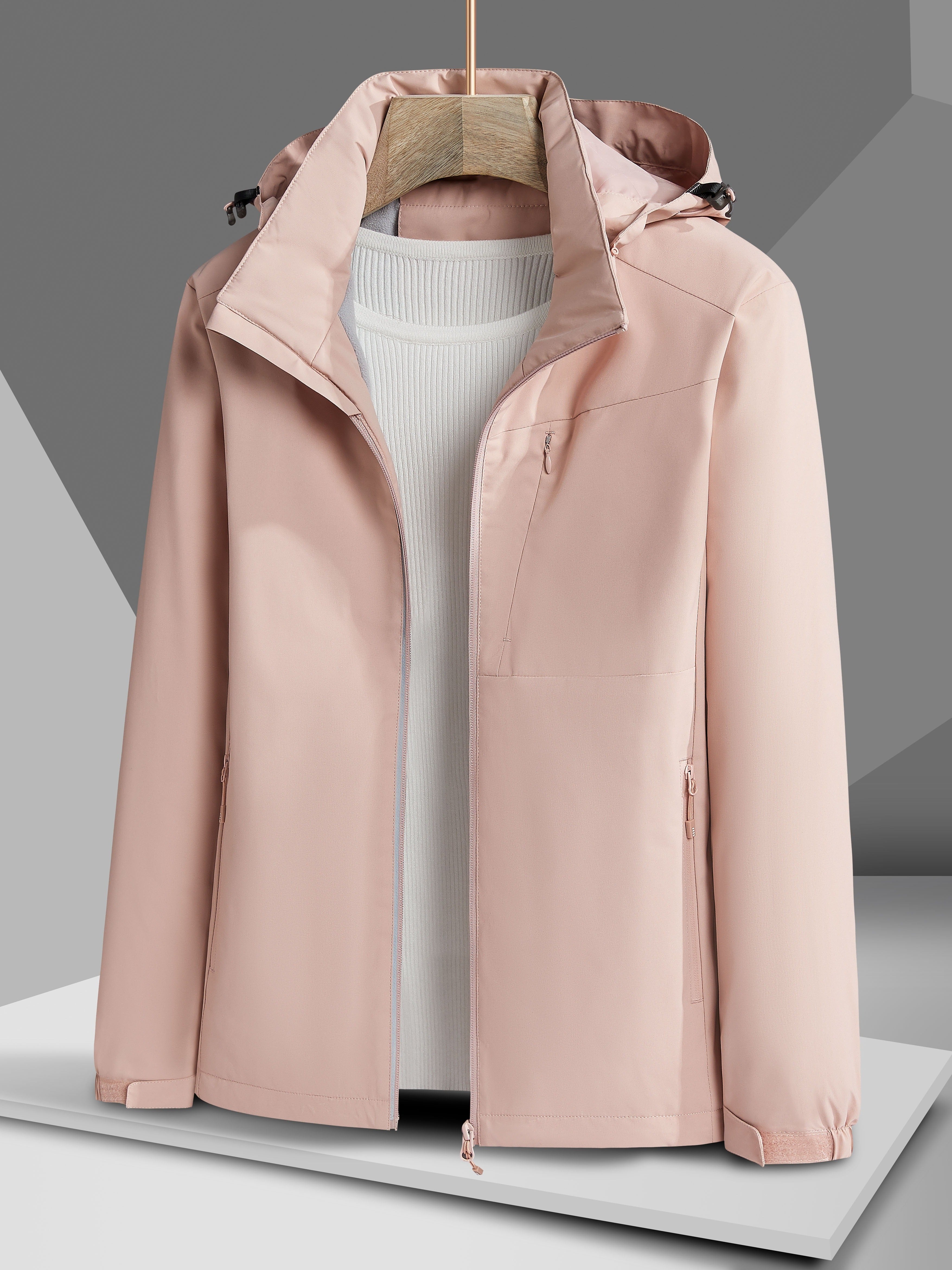 Evelien | Waterproof and Windproof Outdoor Jacket with Fleece Lining and Hood